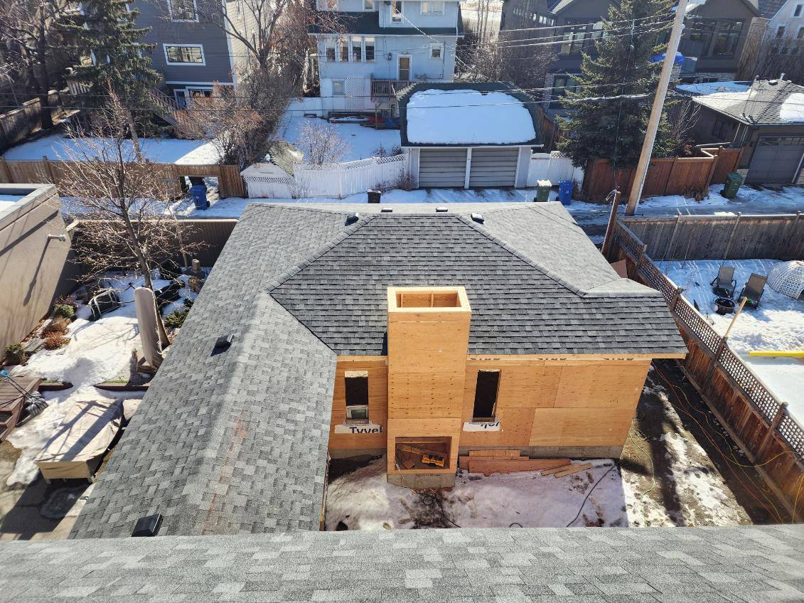 J Cubed Custom roofing project